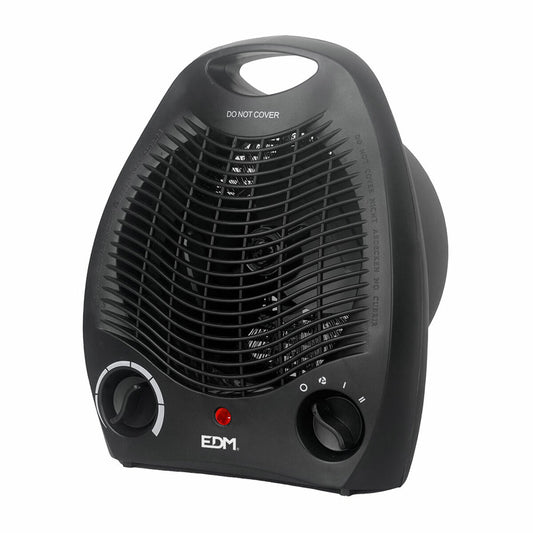 Sleek & Efficient Portable Mini Electric Heater - 1000 to 2000 W in Stylish Black