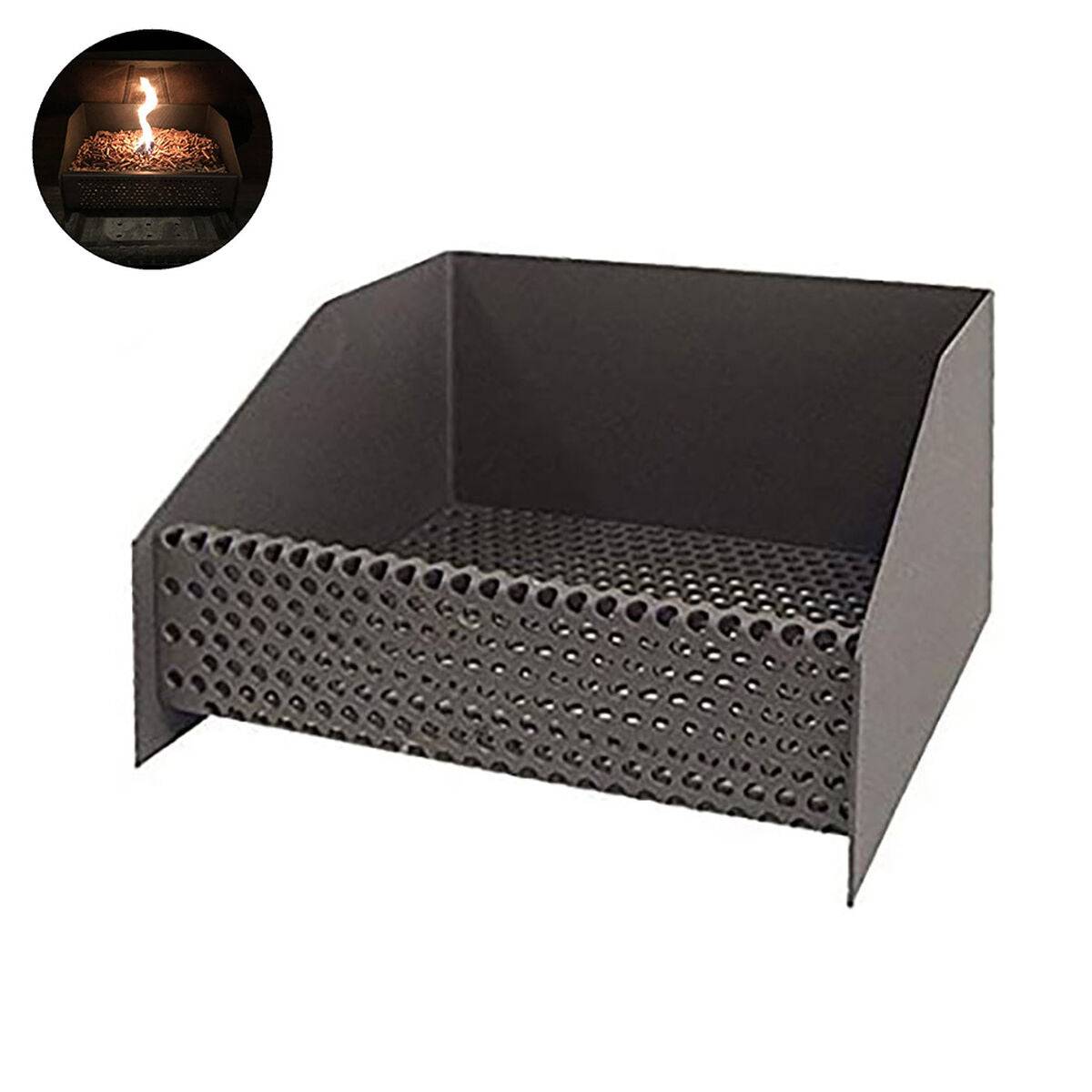 Premium Cast Iron Pellets Basket by El Zorro - Perfect for Your Burner (30 x 25 x 17 cm) - The Stove Depot IE