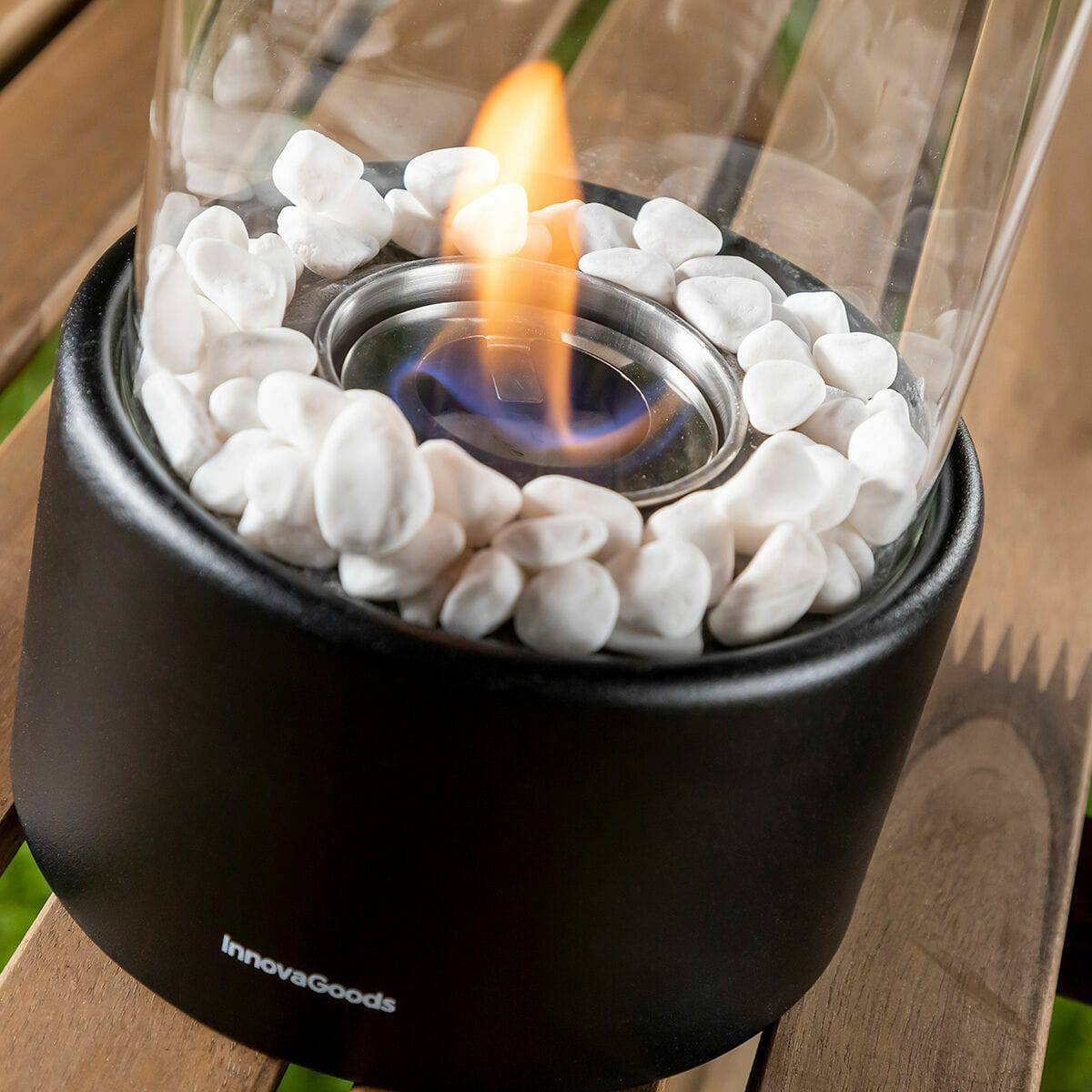 Charming Bioethanol Tabletop Fireplace by InnovaGoods – Perfect for Cozy Ambiance - The Stove Depot IE