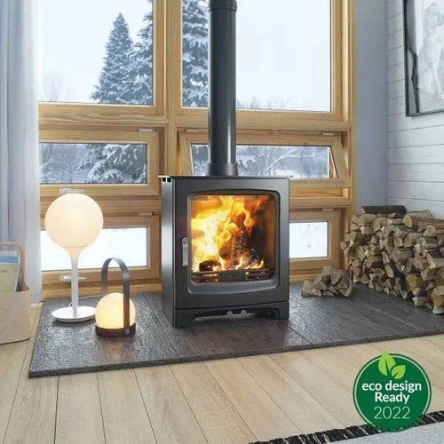 Eco-Friendly Alderwood 6.7kW Multi-Fuel Stove: Efficiency Meets Elegance - The Stove Depot IE