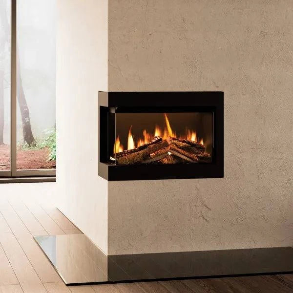 Deluxe Electric ASHLETT Fireplace Log Inserts - The Stove Depot IE