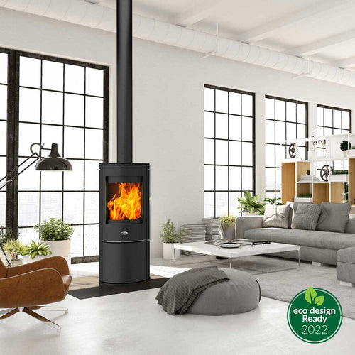 Eco-Friendly Barcelona 5kW Wood Burning Stove - The Stove Depot IE