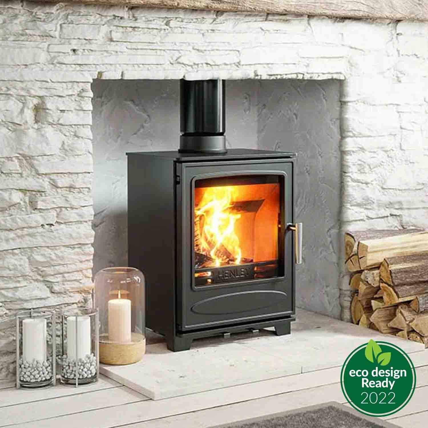 Ascot Eco-Friendly 5kW Multi-Fuel Stove - The Stove Depot IE