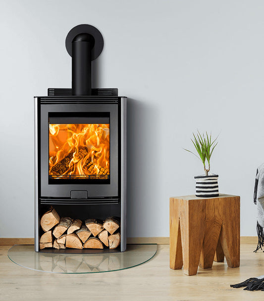 Di Lusso R5 Eco Euro Stove – Stylish Curved Stainless Steel Design