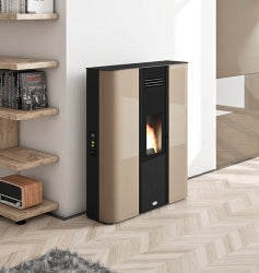 Innovative 28KW Slim Pellet Stove - Efficient Heating in a Sleek Design