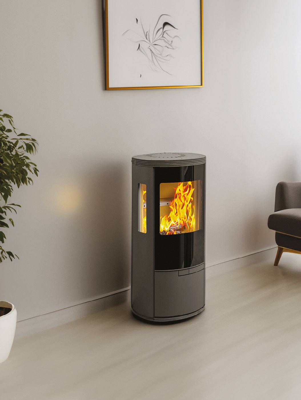 Eco-Friendly Elipse G5 4.9kW Wood Burning Stove - Perfect for Warming Your Home - The Stove Depot IE