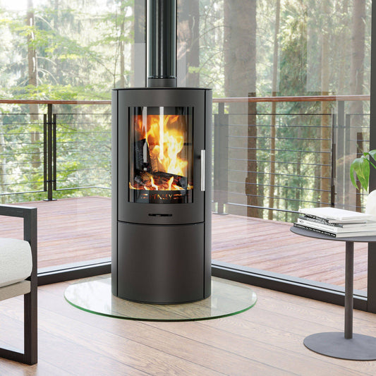 Geneva Cylinder 5Kw Wood Burning stove - The Stove Depot IE