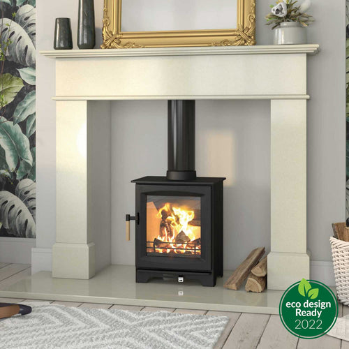 Eco-Friendly Leaf 5kW Wood Burning Stove - The Stove Depot IE