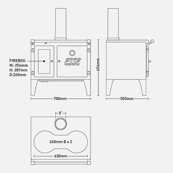 Experience the Magic of Cooking with the ESSE Lightheart Wood-Fired Stove - The Stove Depot IE