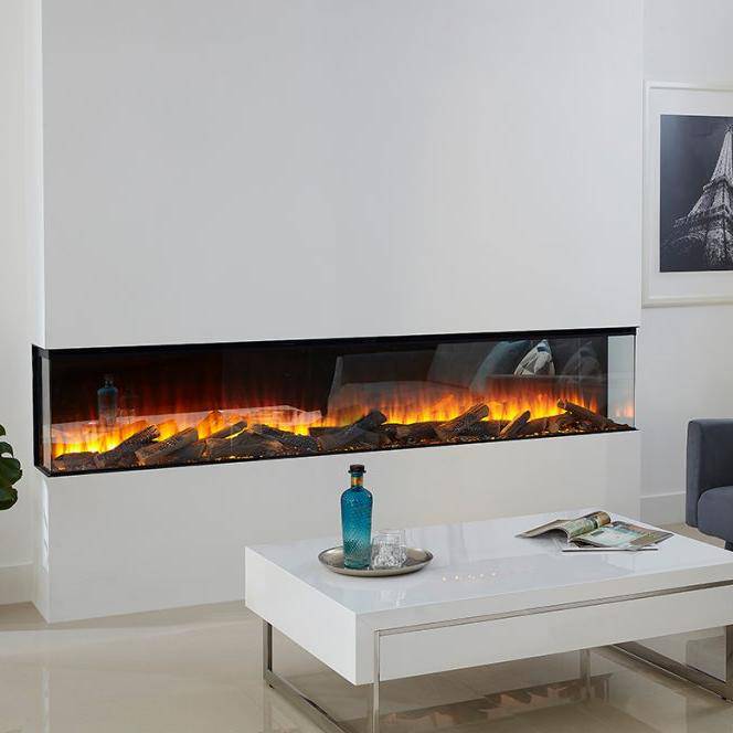 Elegant 2400W Electric Fireplace Heater - The Stove Depot IE