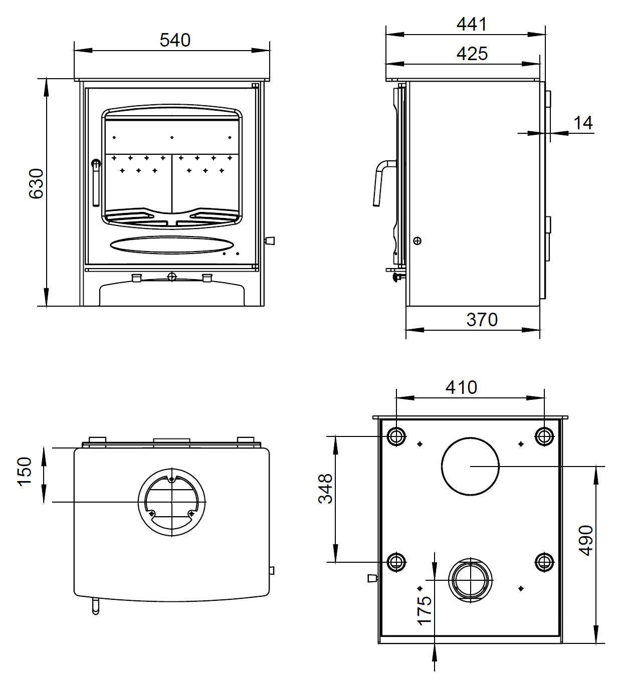 Sherwood 12 Boiler (Eco) - The Stove Depot IE