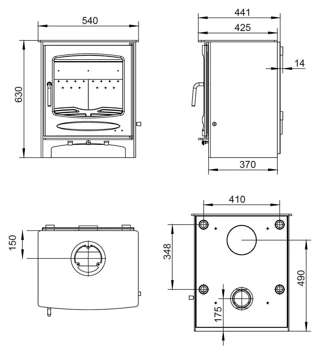 Eco-Friendly Sherwood 12kW High-Efficiency Boiler - The Stove Depot IE