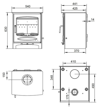 Eco-Friendly Sherwood 12kW High-Efficiency Boiler - The Stove Depot IE