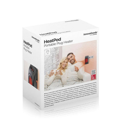 InnovaGoods Heatpod 400W Ceramic Plug-in Heater – Stay Cozy Anywhere! - The Stove Depot IE