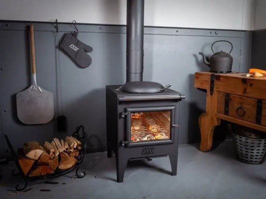 ESSE Warmheart Rustic Wood Fired Cooking Stove