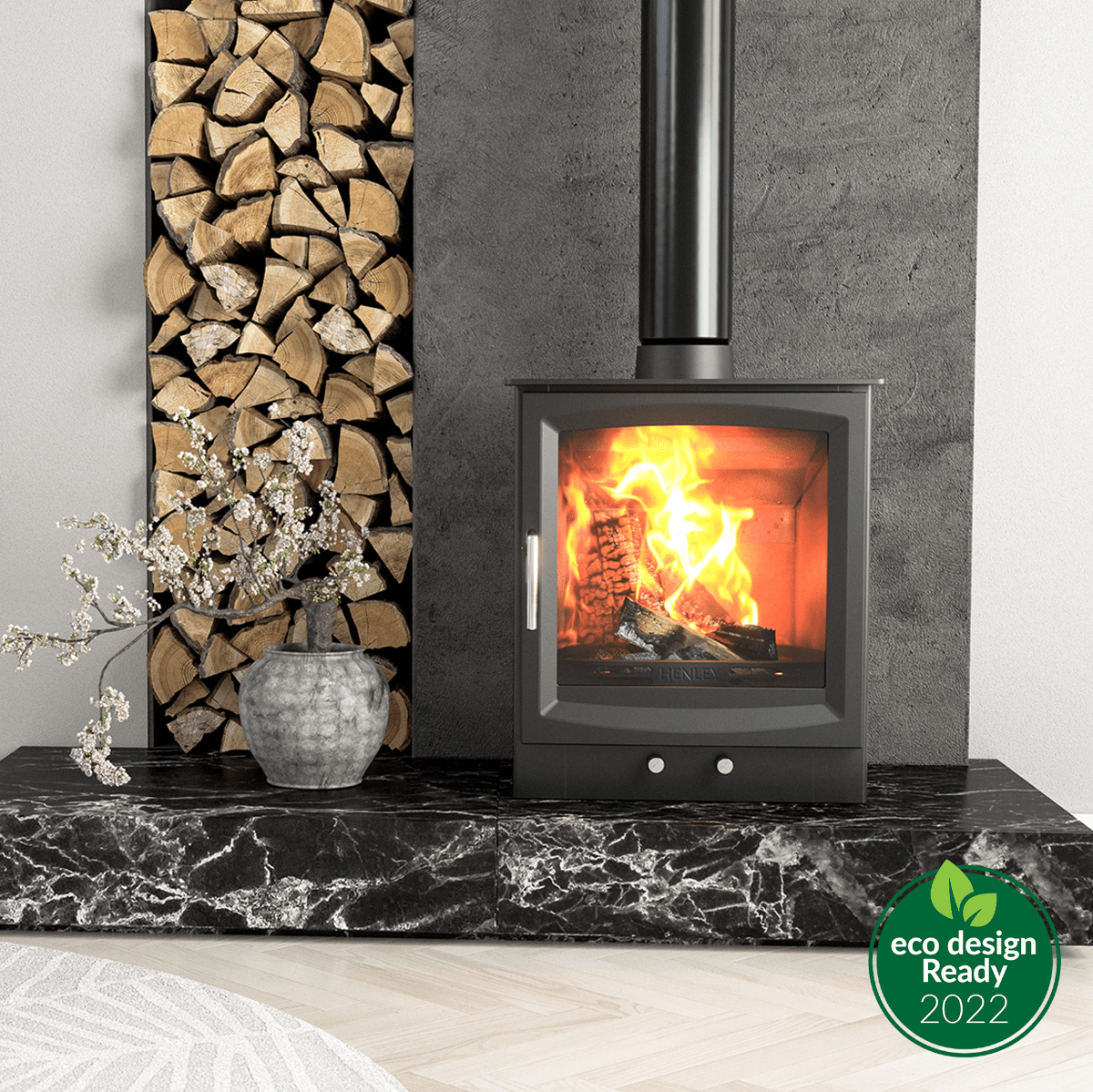 Burnbright 6.7kW Versatile Multi-Fuel Stove for Cozy Warmth - The Stove Depot IE