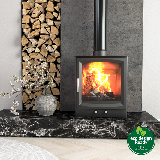 Burnbright 6.7kW Versatile Multi-Fuel Stove for Cozy Warmth