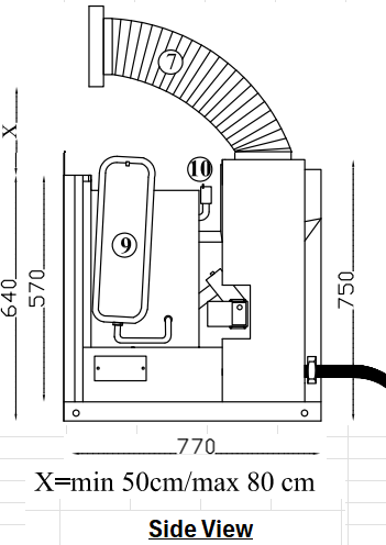 High-Performance 22.5KW Plasma 25 Inset Pellet Boiler for Efficient Home Heating - The Stove Depot IE