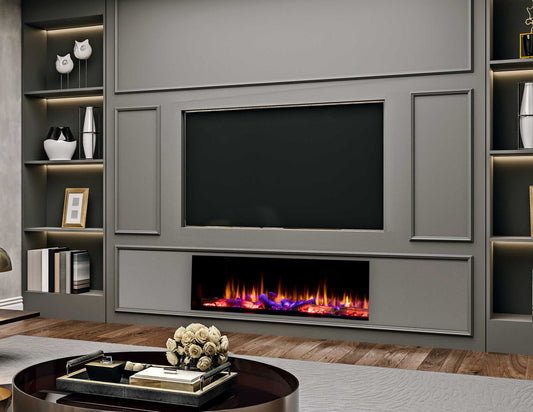 Stylish 1000W Electric Fireplace Heater