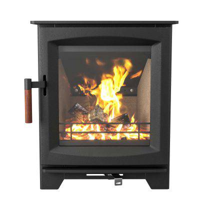 Elegant Henley Leaf 5kW Wood Burning Stove - The Stove Depot IE