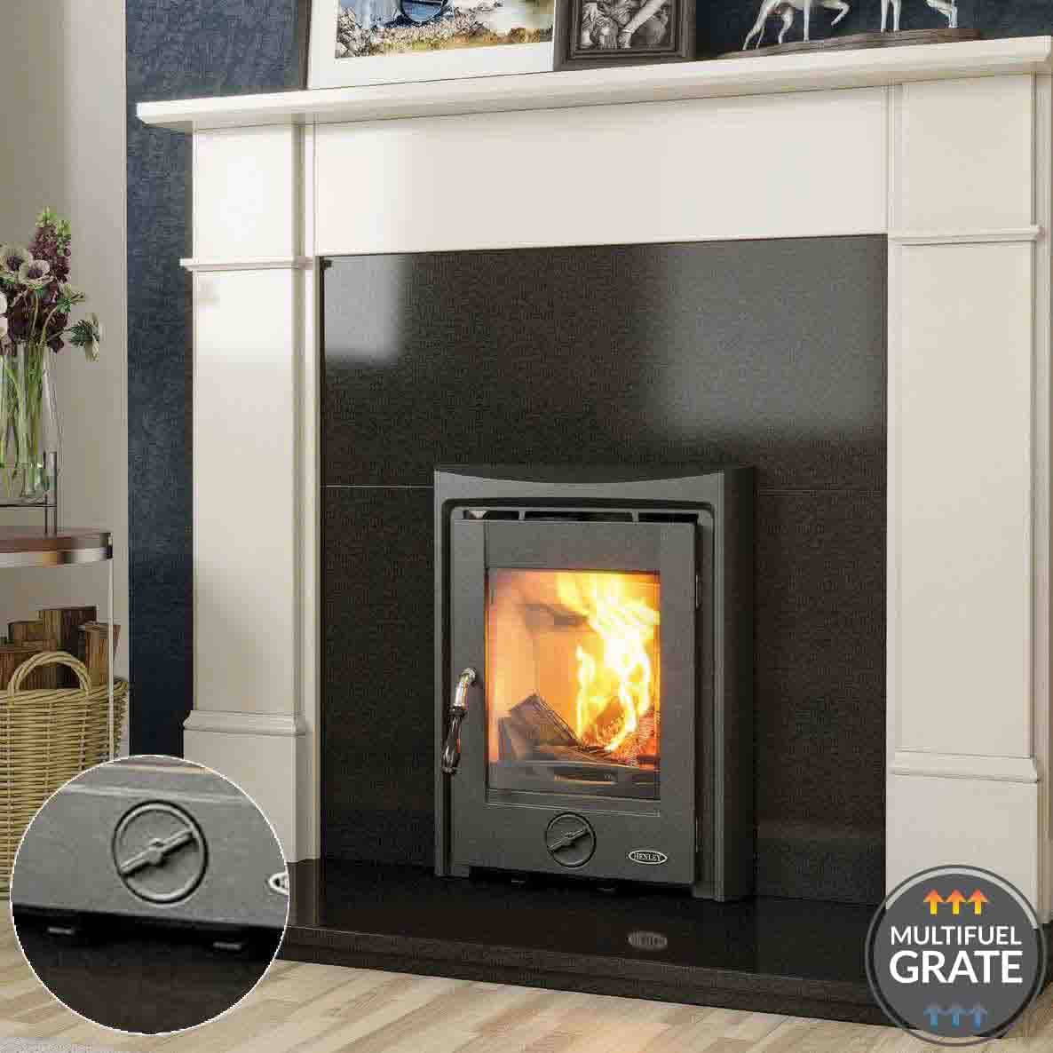 Muckross Insert 4.6kW Multi Fuel (Eco + Defra) - The Stove Depot IE