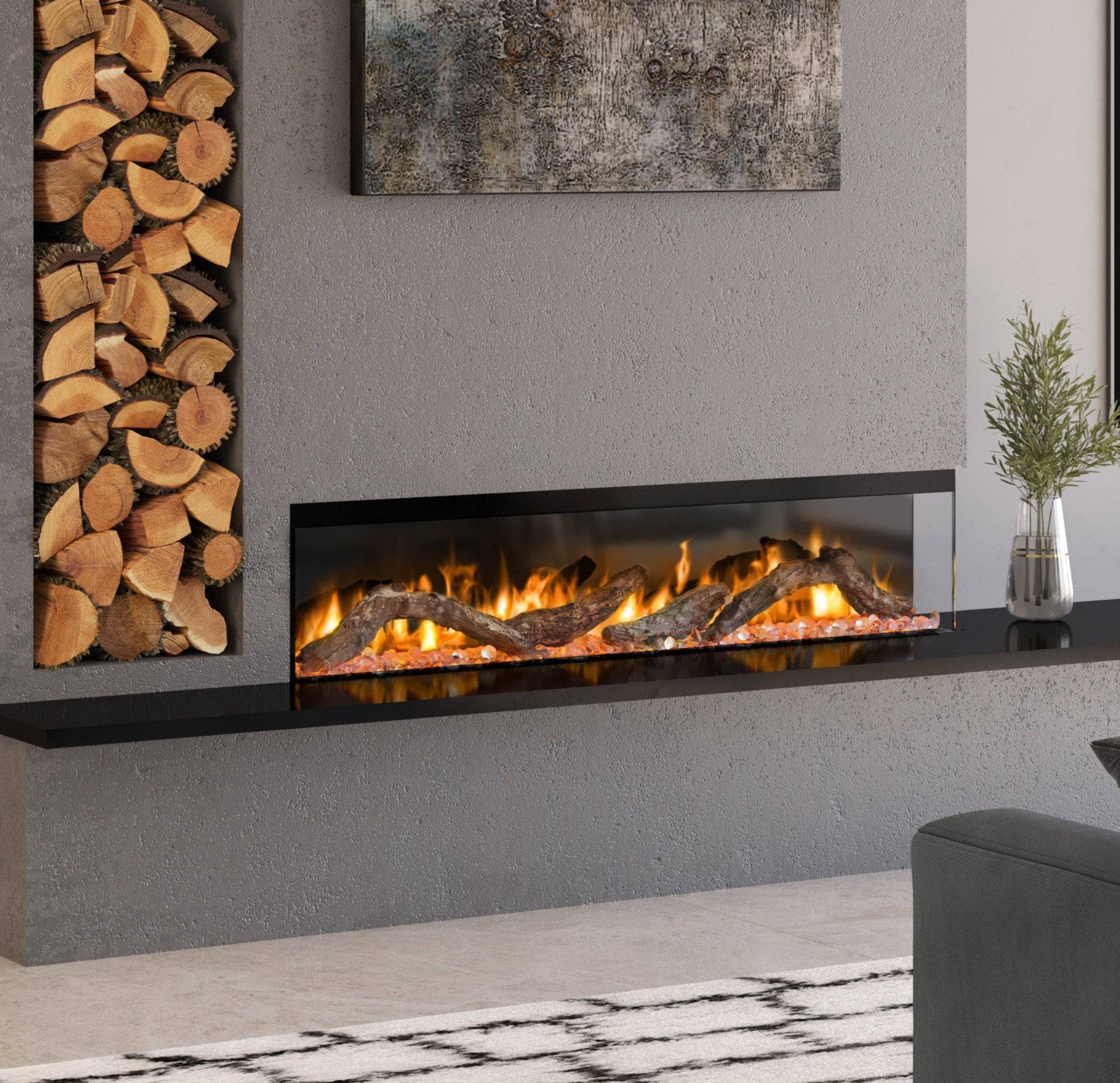 EZEE GLOW 36'' Celestial Electric Fireplace – Your Cozy Dream Retreat - The Stove Depot IE