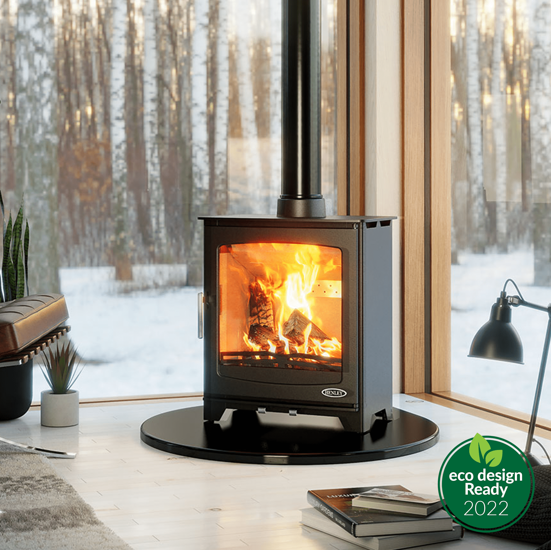 Eco-Friendly Willow 6.7kW Multi-Fuel Stove - The Stove Depot IE